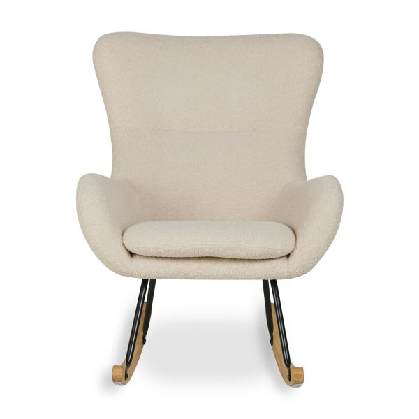 Fauteuil d'allaitement Basic Bouclette beige