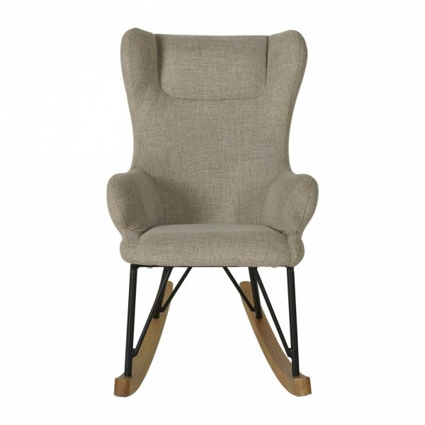 Fauteuil à bascule enfant Luxe Argile