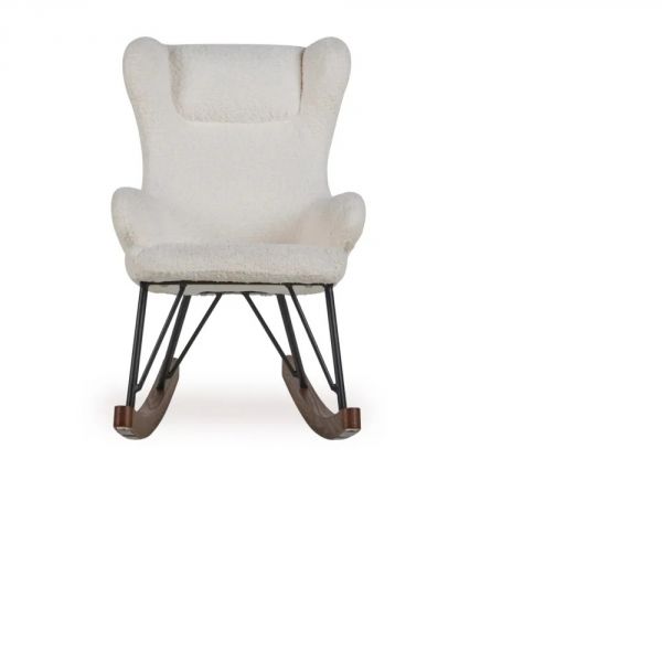 Fauteuil à bascule enfant Luxe Crème