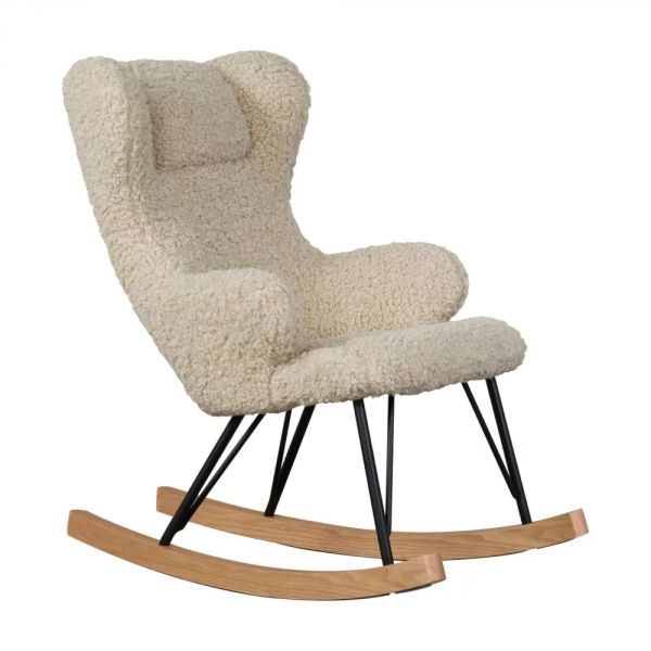 Fauteuil à bascule enfant Luxe Teddy bouclettes