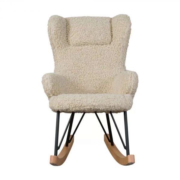 Fauteuil à bascule enfant Luxe Teddy bouclettes