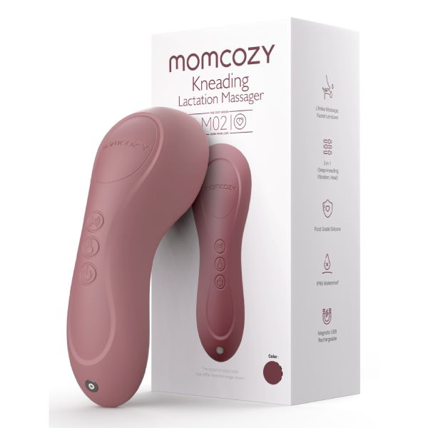 Masseur de lactation chauffant et vibrant 3 en 1