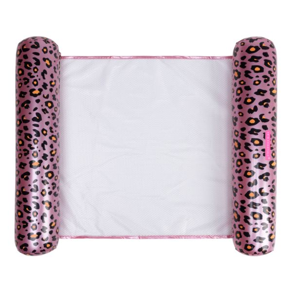 Hamac aquatique léopard rose et or 116 cm