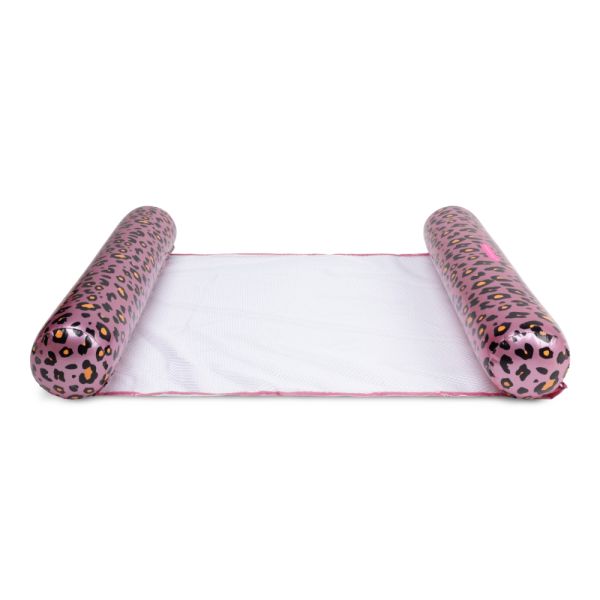 Hamac aquatique léopard rose et or 116 cm