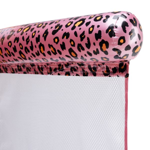 Hamac aquatique léopard rose et or 116 cm