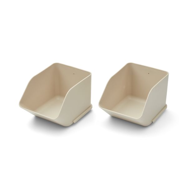 Lot de 2 petits organisateurs de bureau Rosemary Sandy