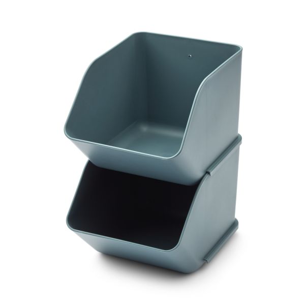 Lot de 2 petits organisateurs de bureau Rosemary Whale blue