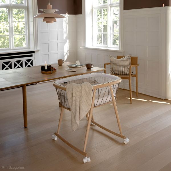 Lot de 4 roues pour berceau Kumi