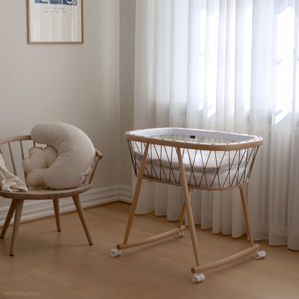 Lot de 4 roues pour berceau Kumi