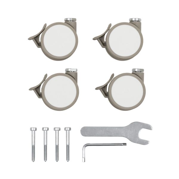 Lot de 4 roues pour lit Sleepi - Beige