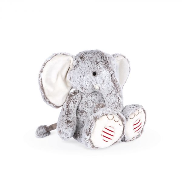 Peluche éléphant Noa Gris prestige