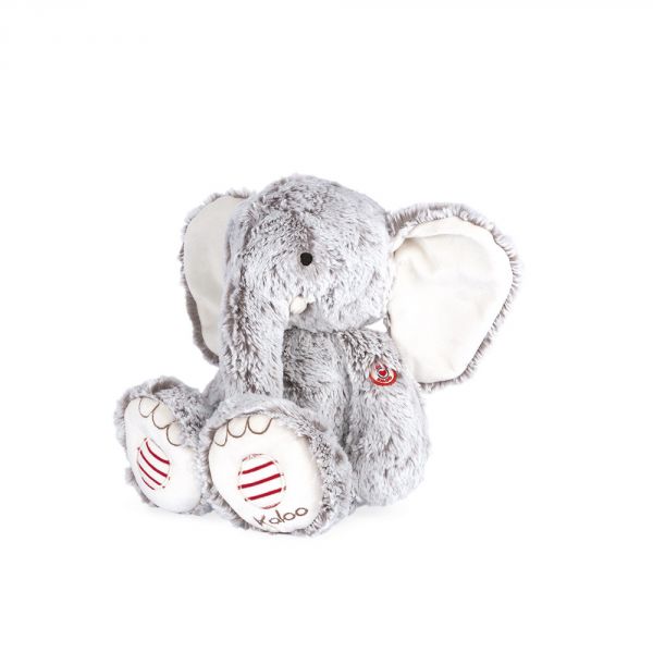 Peluche éléphant Noa Gris prestige