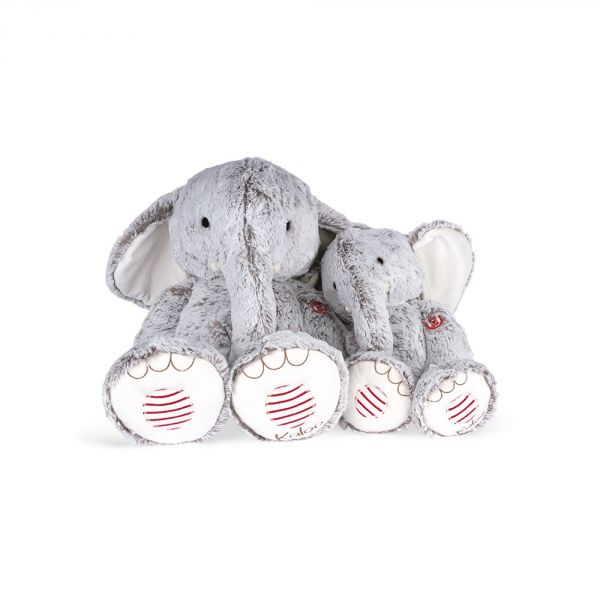 Peluche éléphant Noa Gris prestige