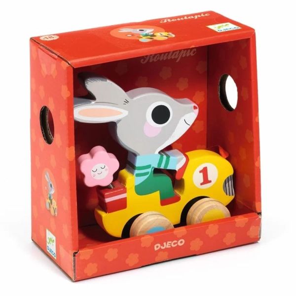 Jouet à tirer Lapin Roulapic
