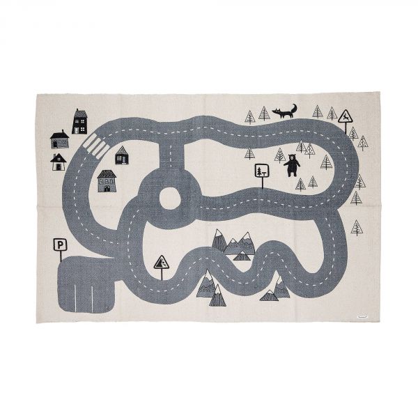 Tapis enfant circuit route