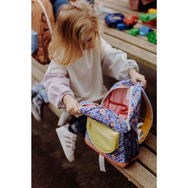 Sac à dos enfant 2-5 ans Champêtre violet/jaune