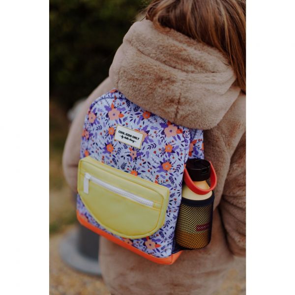 Sac à dos enfant 2-5 ans Champêtre violet/jaune