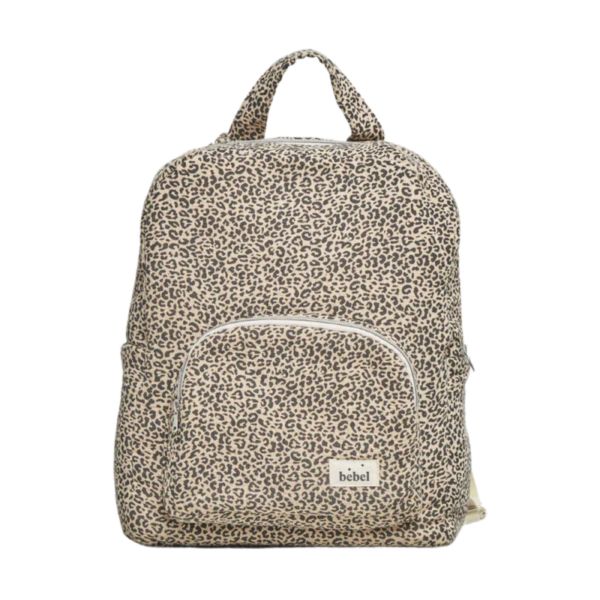 Sac à dos à langer Collection Léopard Beige