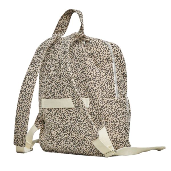 Sac à dos à langer Collection Léopard Beige