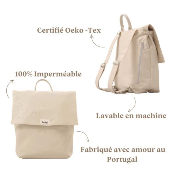 Sac à dos à langer Imper Latte