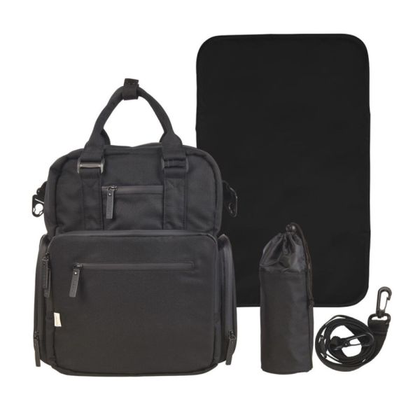 Sac à dos à langer Noir