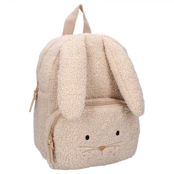 Sac à dos enfant bouclette Comfort Friends - Lapin bouclette beige