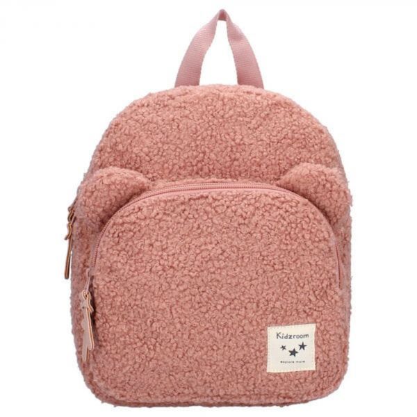 Sac à dos enfant bouclette Beary Excited - Ours bouclette vieux rose