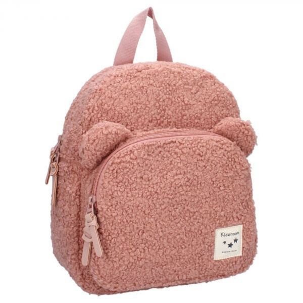 Sac à dos enfant bouclette Beary Excited - Ours bouclette vieux rose