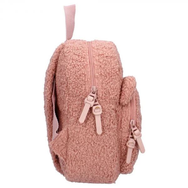 Sac à dos enfant bouclette Beary Excited - Ours bouclette vieux rose