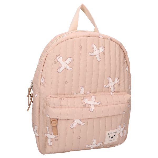 Sac à dos enfant Avions beige 31 cm