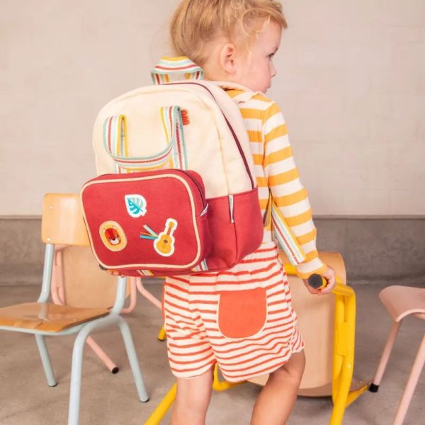 Sac à dos enfant Mix & Match Beige ambre / Jungle