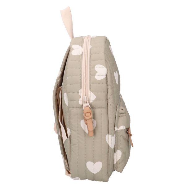 Sac à dos enfant Coeurs vert 31 cm