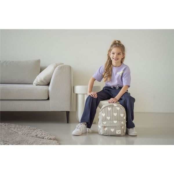 Sac à dos enfant Coeurs vert 31 cm