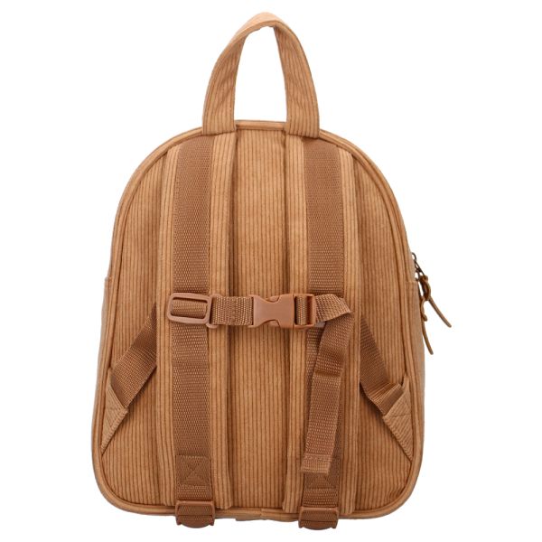 Sac à dos enfant Ourson côtelé marron 31 cm
