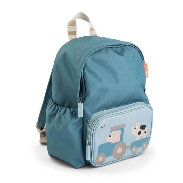 Sac à dos enfant Tiny farm Bleu