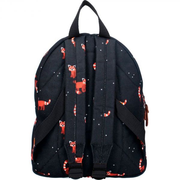 Sac à dos enfant To The Zoo Pandas Roux Noir
