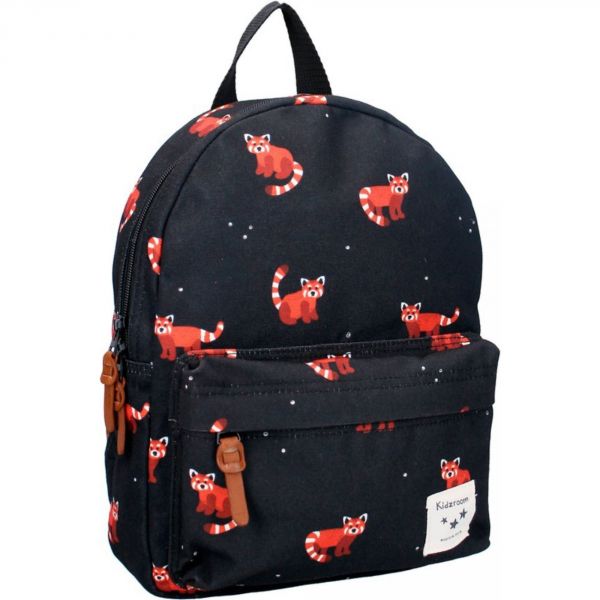 Sac à dos enfant To The Zoo Pandas Roux Noir