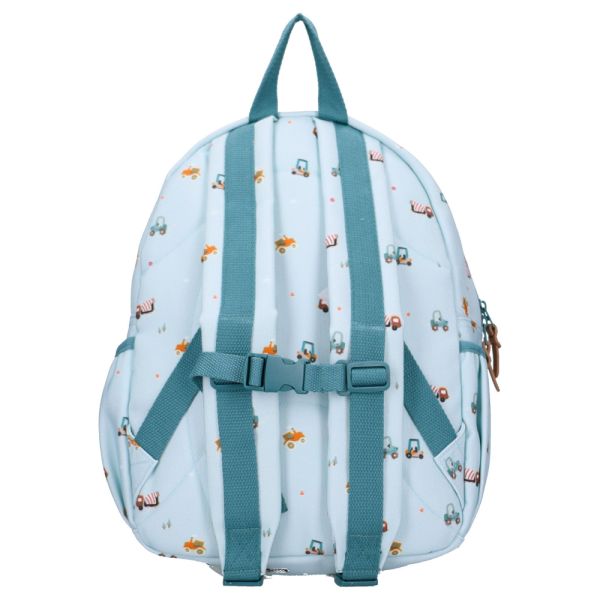 Sac à dos enfant Véhicules bleu 36 cm