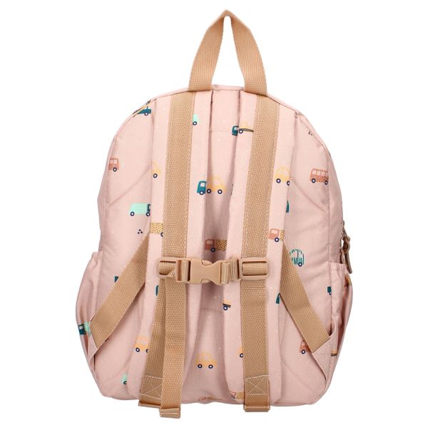 Sac à dos enfant Voitures beige 36 cm
