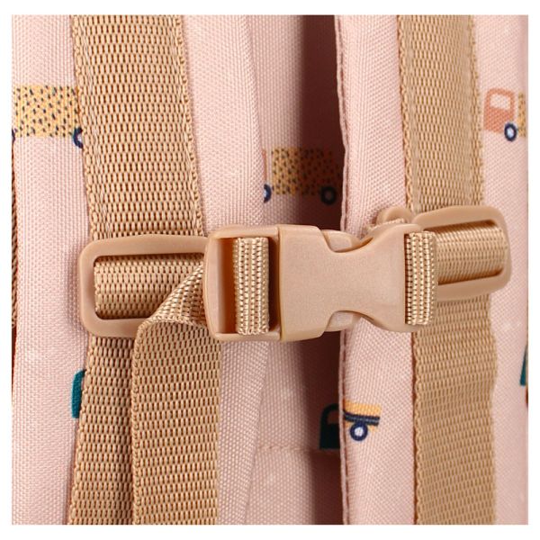 Sac à dos enfant Voitures beige 36 cm