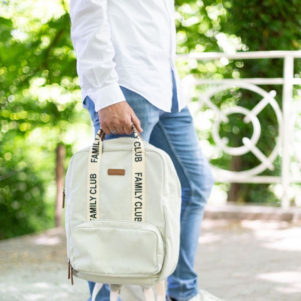 Sac à dos Family Club Signature Off white