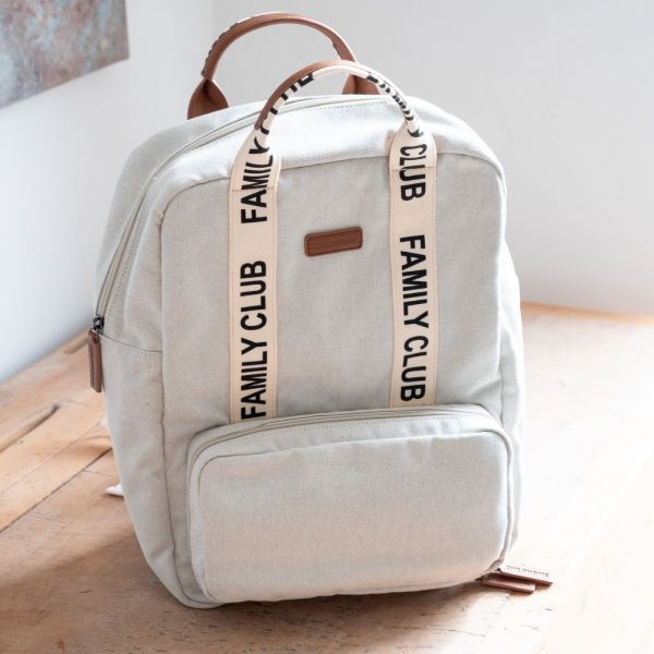 Sac à dos Family Club Signature Off white