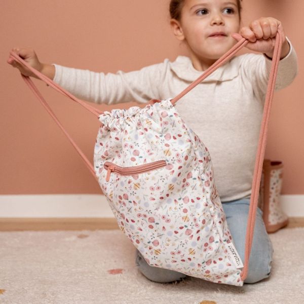 Sac à dos pour enfant à ficelle Flowers & Butterflies