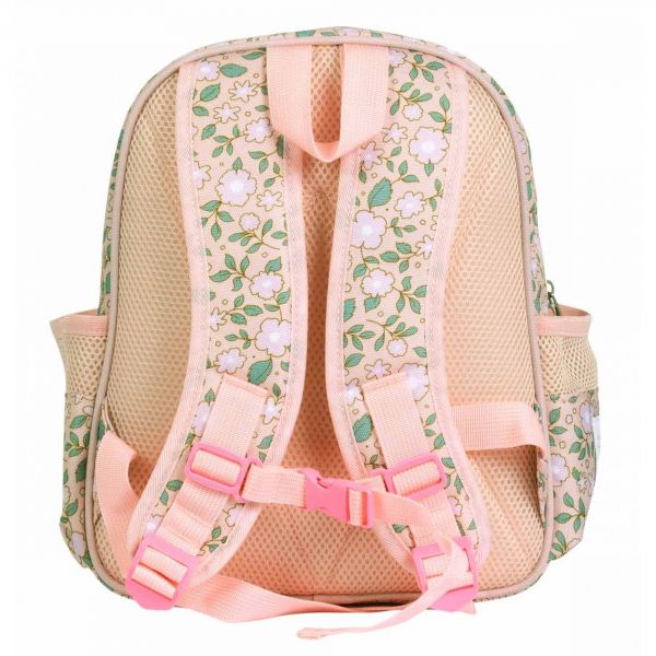 Sac à dos isotherme enfant Fleurs rose