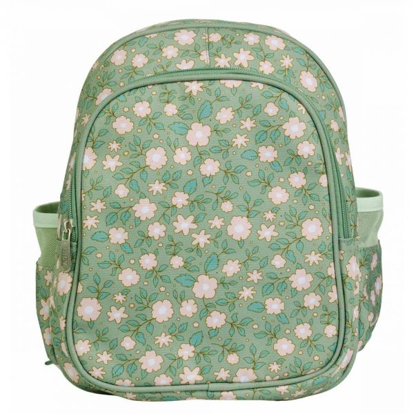 Sac à dos isotherme enfant Fleurs sauge