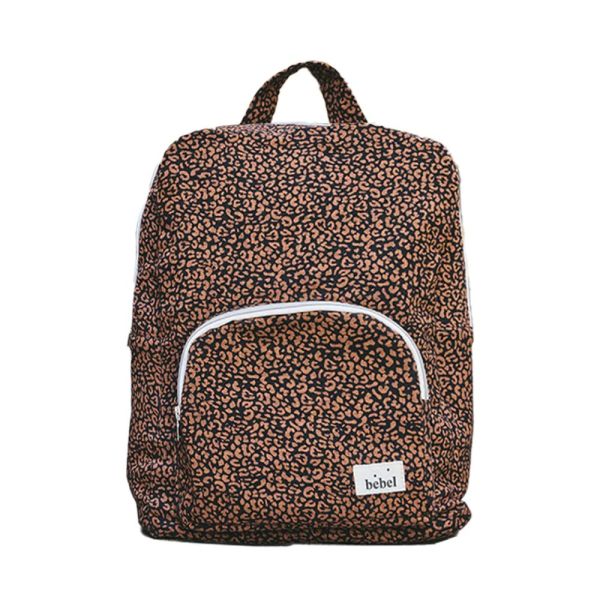 sac à dos + (poche zippée) léo noir -Collection Léo