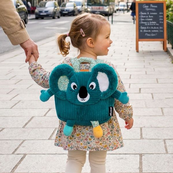 Sac à dos velours Berlingos le koala