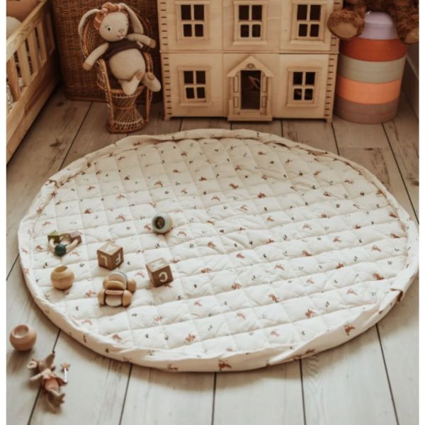 Tapis d'éveil et sac à jouets 2 en 1 Noomad Soft Rabbit Ø 120 cm