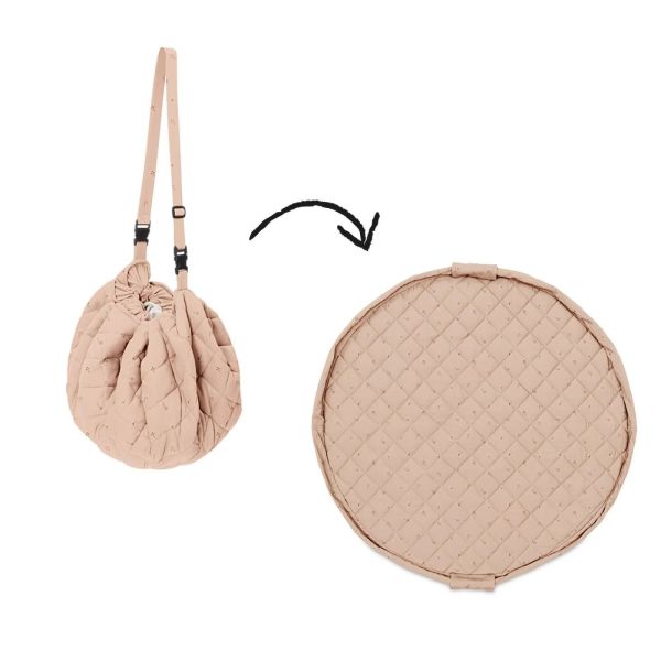 Sac à jouets / tapis d'éveil 2 en 1 Noomad soft Fleuri