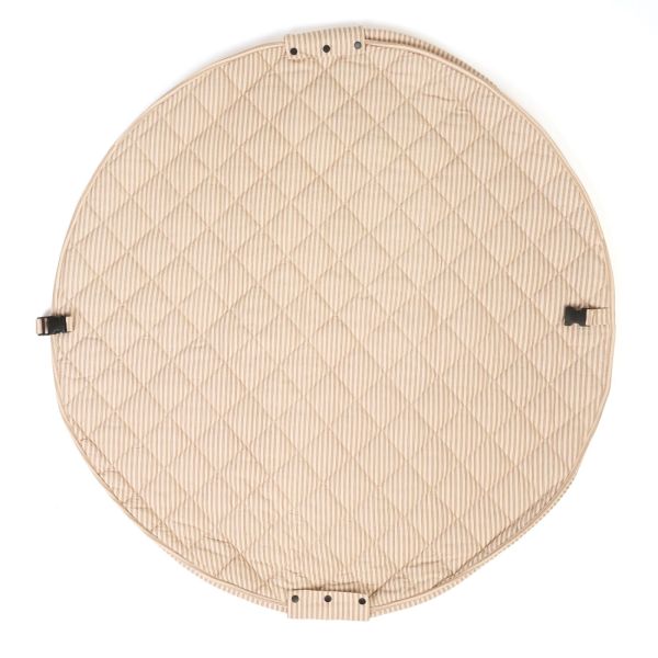 Sac à jouets / tapis d'éveil 2 en 1 Noomad soft Brown Stripes